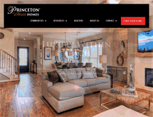 Tablet Screenshot of princetonclassichomes.com